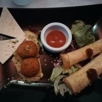 Falafel e involtini vietnamiti at Amaranto in Ravenna