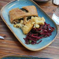 Vegetable strudel  at Il Borgo Verde in Frascati