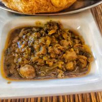 Veggies with ginger at  Ballaji Bhaawan in Central Singapore