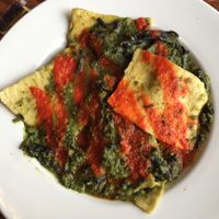 Vegetable Garden Ravioli at Soup Spoon Cafe in Lansing