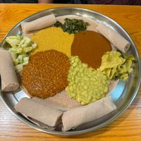 Lunch veggie feast for 3  at Altu's in East Lansing