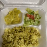 Mild Lima bean stew  at Altu's in East Lansing