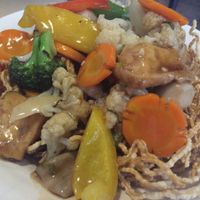 crispy noodle steamed veg at Tib Restaurant - Phan Ke Binh in Ho Chi Minh City