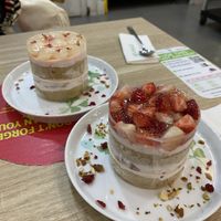 Lychee & strawberry at Greendot 绿一点 - Paya Lebar in Central Singapore