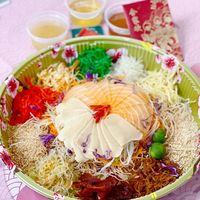 Cny specials: opt for the shroom toppings to veganise this!  at Greendot 绿一点 - Paya Lebar in Central Singapore