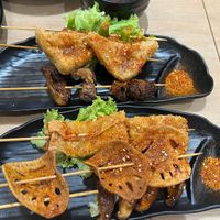 Just deep fried and glazed but very pricey  at Greendot 绿一点 - Paya Lebar in Central Singapore