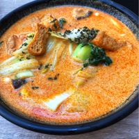 Soup series -laksa base ( vegan) at Greendot 绿一点 - Paya Lebar in Central Singapore
