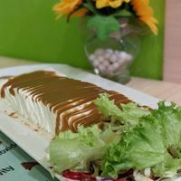 Vegan Sesame Sauce with Organic Layered Tofu at Kampung Senang EcoHarmony Cafe 轻安地球村 in Central Singapore