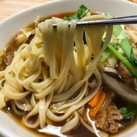 Organic noodles at Kampung Senang EcoHarmony Cafe 轻安地球村 in Central Singapore