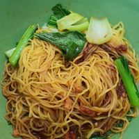 Wanton noodle at Tanaka Vegetarian 田中素食 - Fajar in West Singapore