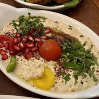 Vegan baba ganoush  at Meze Meze in Edinburgh