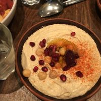 Hummus  at Meze Meze in Edinburgh