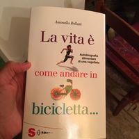 The owner’s book  at Locanda Itinerande in San Lorenzo Dorsino