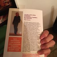 The owner’s book  at Locanda Itinerande in San Lorenzo Dorsino