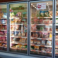 Frozen items at Lily's Vegan Pantry in New York City