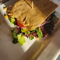 Sage burger at Lov'n It Live in East Point