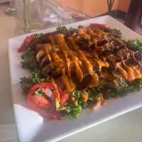 Mushroom steak  at Lov'n It Live in East Point