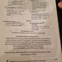 Menu page 4 at Empress Taytu in Cleveland