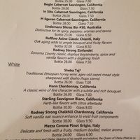 Menu page 6 at Empress Taytu in Cleveland