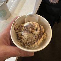 Vegan buckeye is love  at Mitchell's Ice Cream in Cleveland