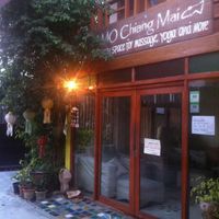 Adjacent Yoga and massage space at Blue Gate Cafe  in Chiang Mai