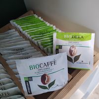 Bio coffee! at Ravegan Gastronomia in Ravenna