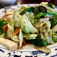tofu with seared veggies at An Lac Hanh in South El Monte