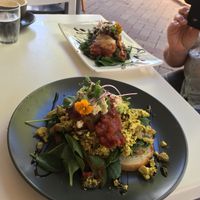 Dat scramble tho *drool* at Greenhouse Cafe in Caloundra