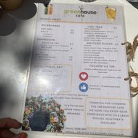 Freshly crafted barista coffee out front  at Greenhouse Cafe in Caloundra