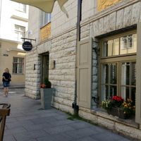 View from the terrasse at Vegan Inspiratsioon in Tallinn