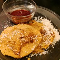 PB pancakes at Vegan Inspiratsioon in Tallinn