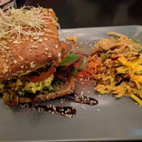 House burger at Vegan Inspiratsioon in Tallinn