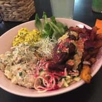Inspiration bowl of goodness 😍 at Vegan Inspiratsioon in Tallinn