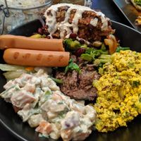 Protein bowl at Vegan Inspiratsioon in Tallinn