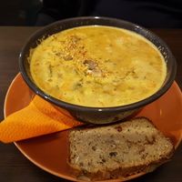Lentil soup at Vegan Inspiratsioon in Tallinn