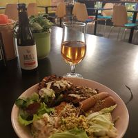 Protein Bowl + Estonian Cider at Vegan Inspiratsioon in Tallinn