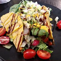 Tacos. The red bean paste is absolutely divine! at Vegan Inspiratsioon in Tallinn