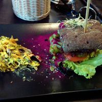 Burger at Vegan Inspiratsioon in Tallinn