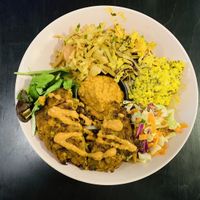 spicy bowl at Vegan Inspiratsioon in Tallinn