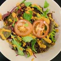 quinoa salad at Vegan Inspiratsioon in Tallinn