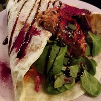 Tortilla with everything good inside  at Vegan Inspiratsioon in Tallinn