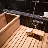 Private bathtub at Gora Kadan in Hakone