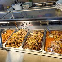 Dishes at Come On Veggie Cafe in Kuching