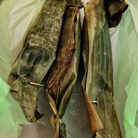 My favourite best ever rempah udang (spicy prawn roll) at Come On Veggie Cafe in Kuching