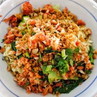 kolo mee, ok at Come On Veggie Cafe in Kuching