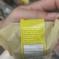 Banana muffin ingredients translated  at Tops Market Samui in Koh Samui