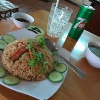 mock chicken fried rice  at Thien Y - Yersin in Nha Trang