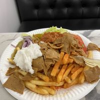 Vegan Kebab Plate 🧆  at Möllans Falafel in Malmo