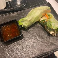 Vegan Spring roll   at Zushi in Turin
