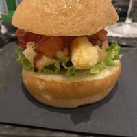 Veggy sushi burger  at Zushi in Turin